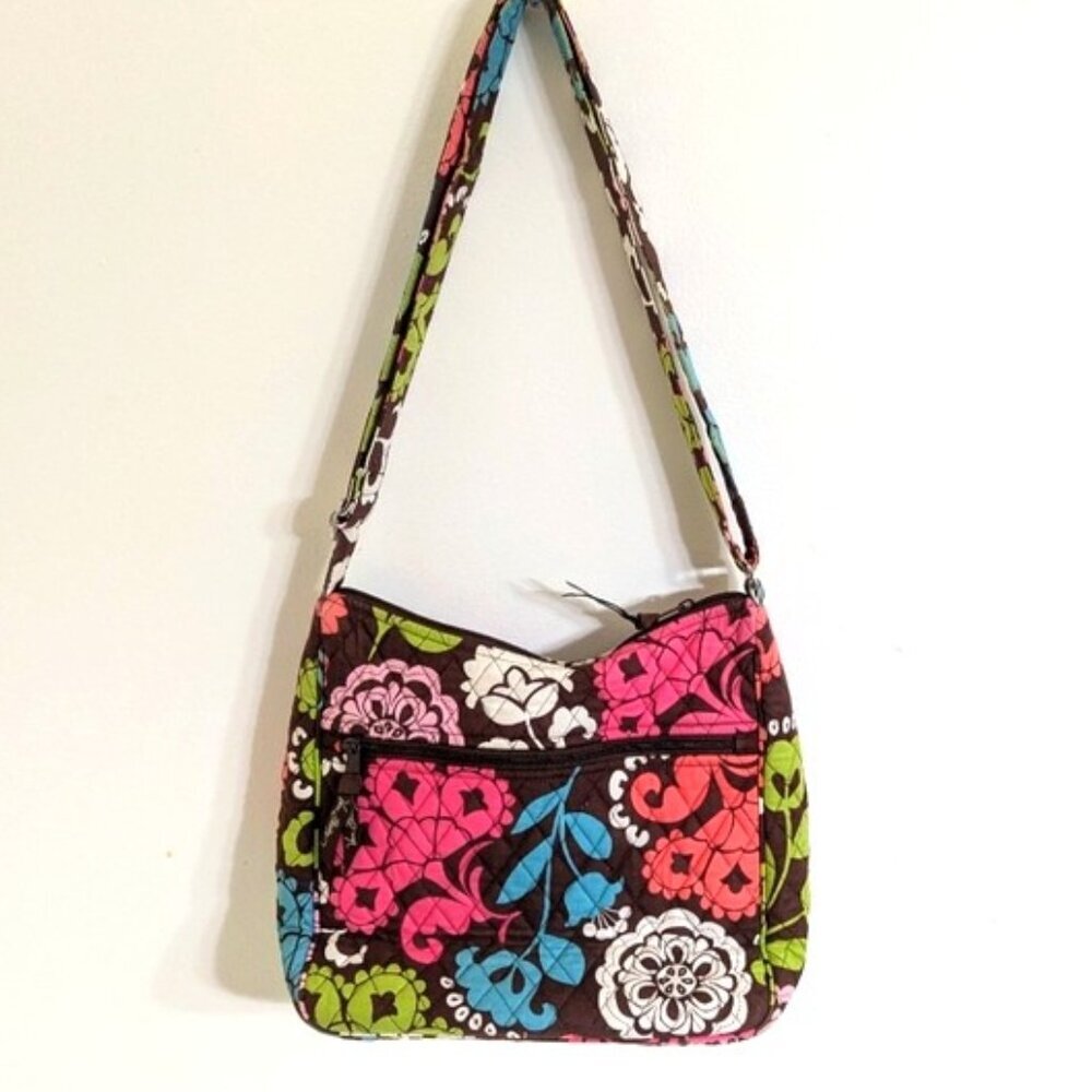 Vera Bradley Mailbag Lola Crossbody Multicolor 10 1/2"Lx11"Hx5"D